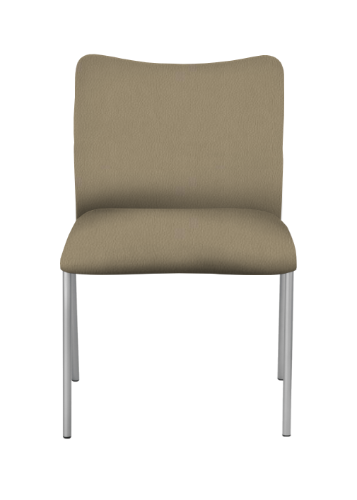 Guest Chair without Arms, Inertia Side Chair by Allseating (for CBI Health)