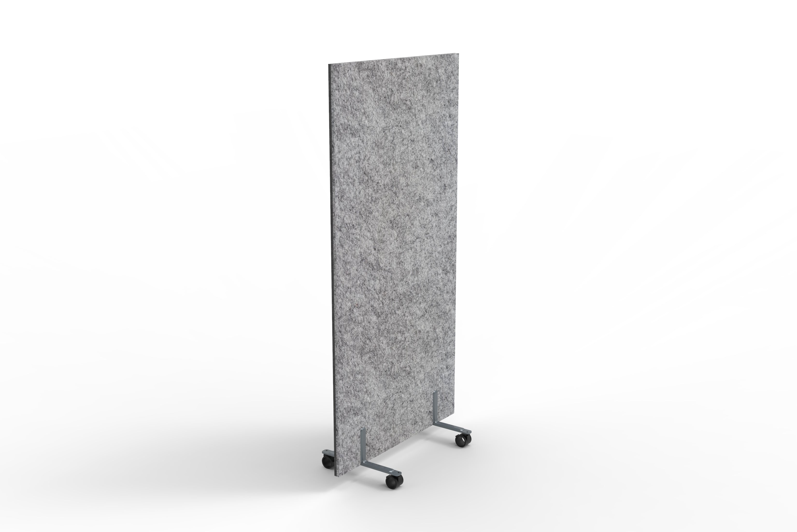 Freestanding Screen with Casters