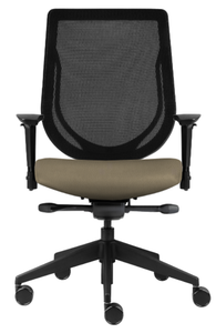 Full-Time Task Chair: You Chair, by Allseating (Carpet Casters) (for CBI Health)
